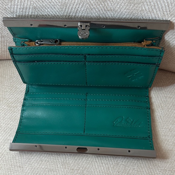 Patricia Nash Multicolor Floral Leather Large Wallet - Picture 11 of 12